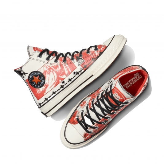 Chuck Taylor Vintage 70 X Dungeons & Dragons HI Egret/Black/Multi