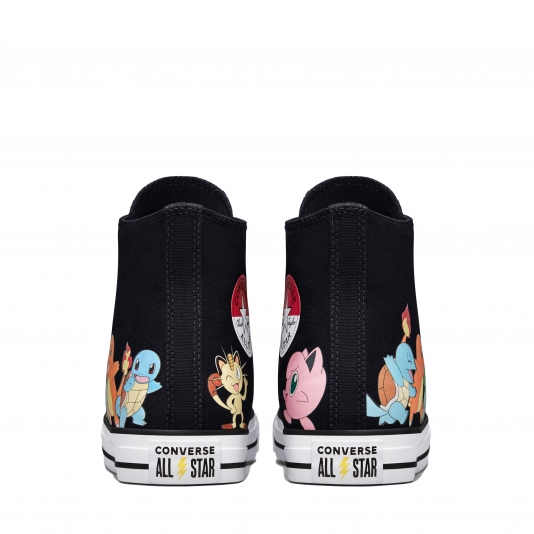 Chuck Taylor All Star X Pokemon First Partners HI Black/Multi/White