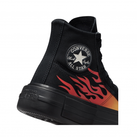 Chuck Taylor All Star Cruise Flames HI Black/Enamel Red