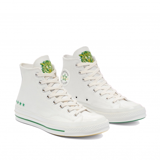 Chuck Taylor Vintage 70 Breaking Down Barriers HI White/Yellow Green