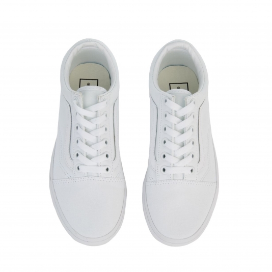 Old Skool Platform Mono True White