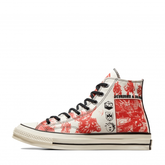 Chuck Taylor Vintage 70 X Dungeons & Dragons HI Egret/Black/Multi