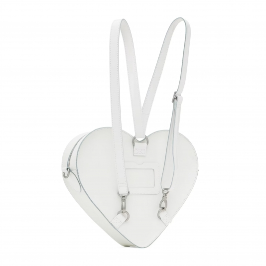 Heart Shaped White Kyiv / Patent Lamper / Smooth