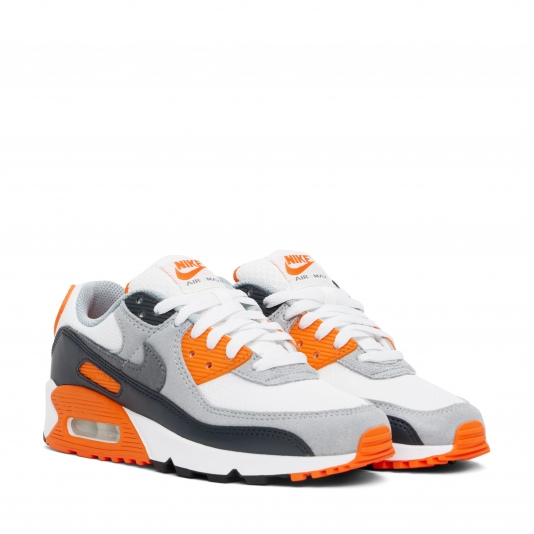 Air Max 90 Summit White/Safety Orange/Dark Smoke Grey