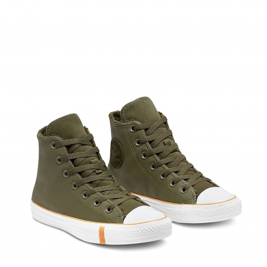 Chuck Taylor All Star Frosted Dimensions HI Field Surplus/White/Honey