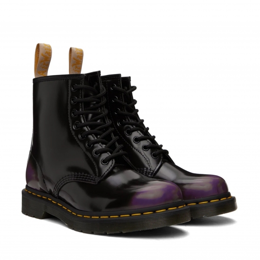 1460 Vegan Black / Rich Purple Oxford