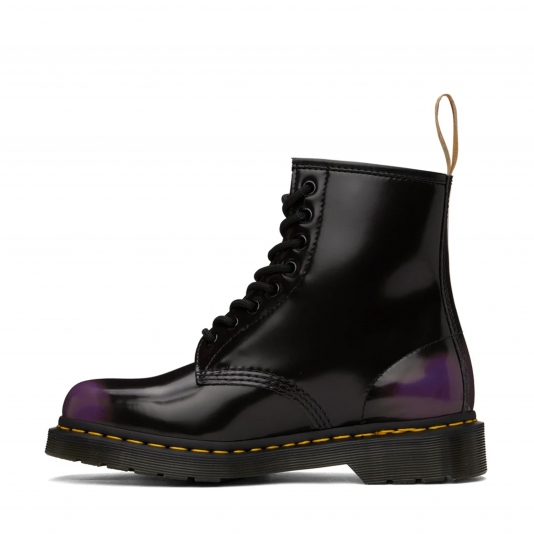 1460 Vegan Black / Rich Purple Oxford