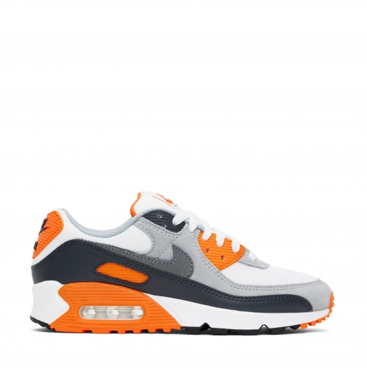 Air Max 90 Summit White/Safety Orange/Dark Smoke Grey