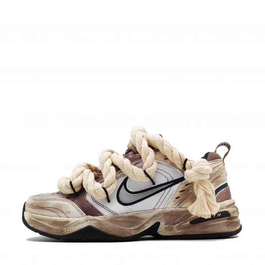 [ CUSTOM ] Air Monarch 4 Dreadlocks Dirty Beige/Brown