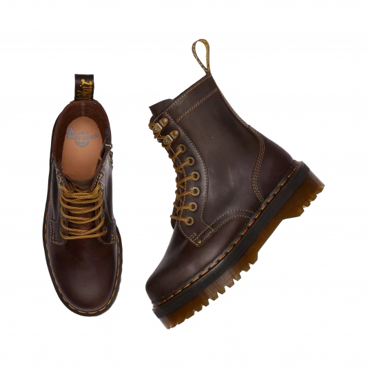 Jadon Zip Arc Brown Crazy Horse