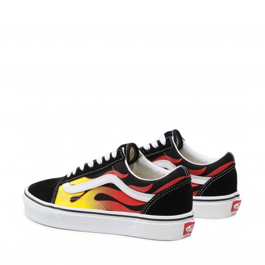 Old Skool Flame Black/True White