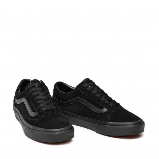 Old Skool Mono Black Suede