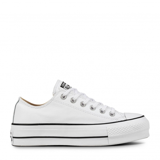 Chuck Taylor All Star OX Platform White Leather 