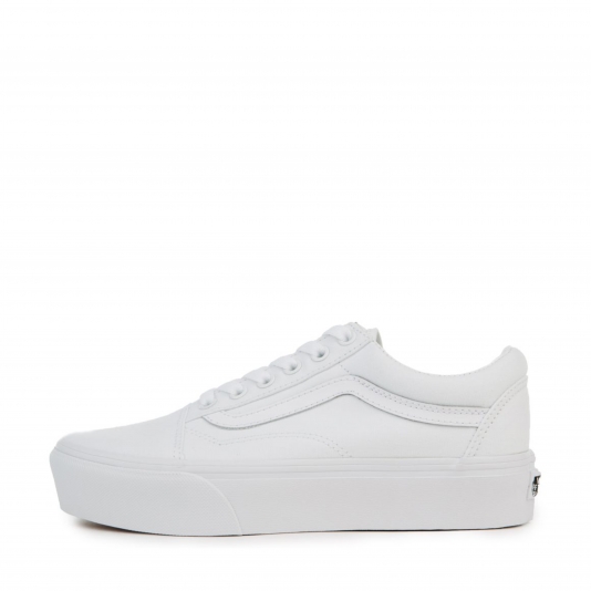 Old Skool Platform Mono True White