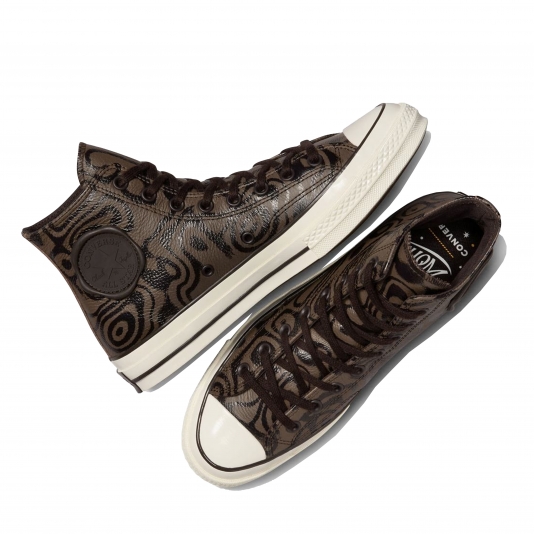 Chuck Taylor Vintage 70 Wonka Chuck Chocolate Swirl HI Brown/Tan/Egret