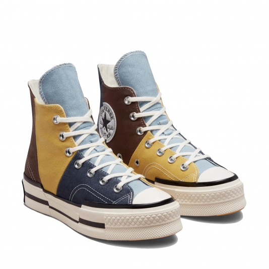 Chuck Taylor Vintage 70 Plus Material Mashup HI Squirrel Friend/Navy/Egret