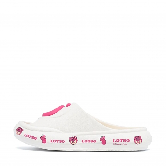 OCloud 004 Slides X Disney/Pixar Collection Lotso White/Pink