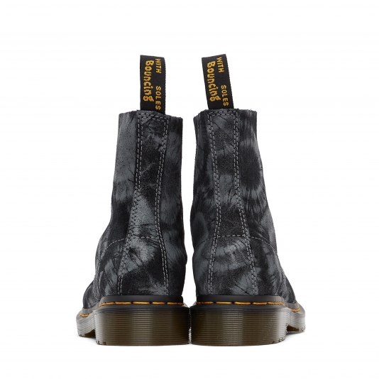 1460 Pascal Tie Dye Charcoal Grey Suede