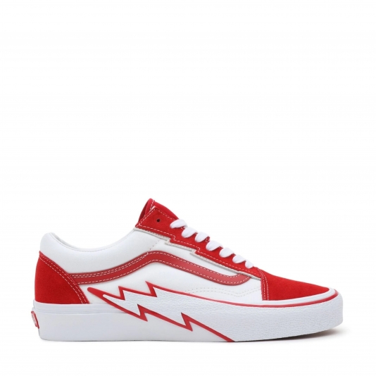 Old Skool Bolt 2 Tone Red/True White