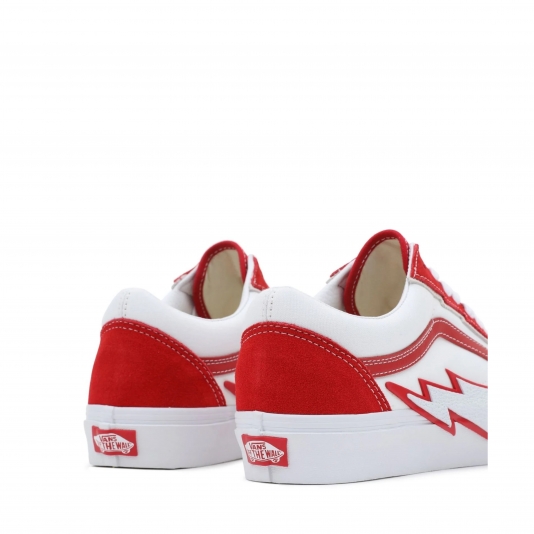 Old Skool Bolt 2 Tone Red/True White