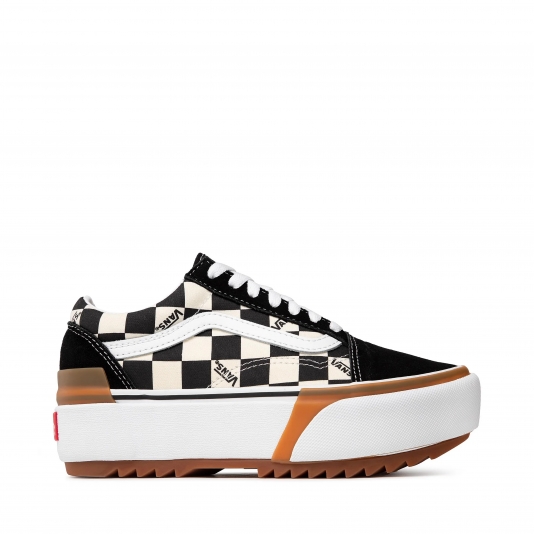 Old Skool Stacked Black/White/Checkerboard