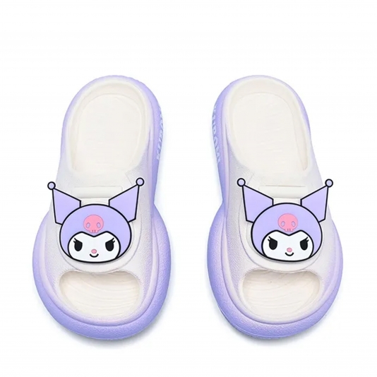 OCloud 004 Slides X Sanrio Kuromi Purple Lama