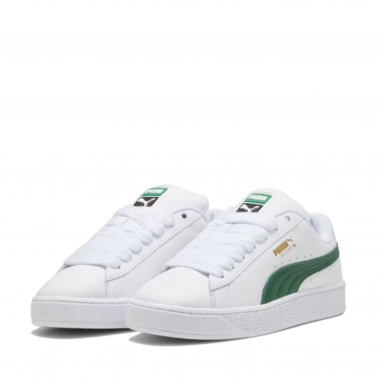 Suede XL White/Vine Leather