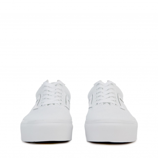 Old Skool Platform Mono True White