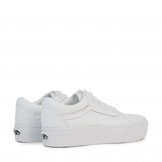 Old Skool Platform Mono True White