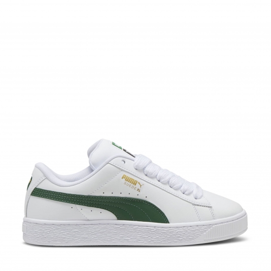 Suede XL White/Vine Leather