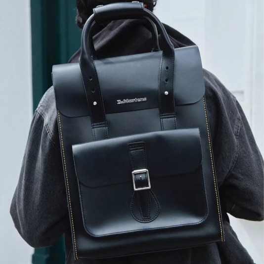 Laptop Bag Black Smooth / Kyiv