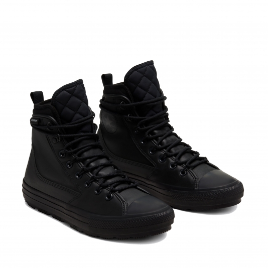 Chuck Taylor All Star Waterproof Terrain HI Mono Black Leather