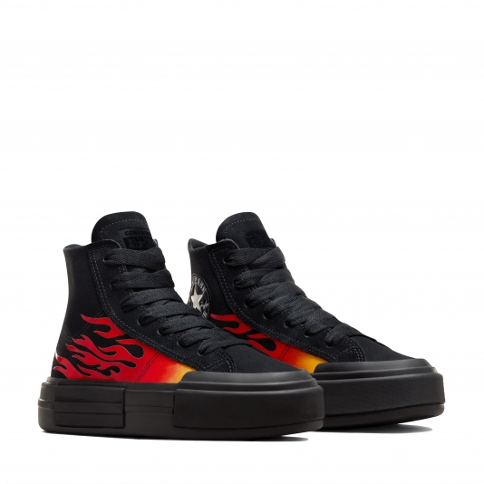 Chuck Taylor All Star Cruise Flames HI Black/Enamel Red