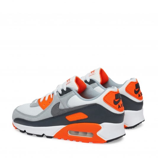 Air Max 90 Summit White/Safety Orange/Dark Smoke Grey
