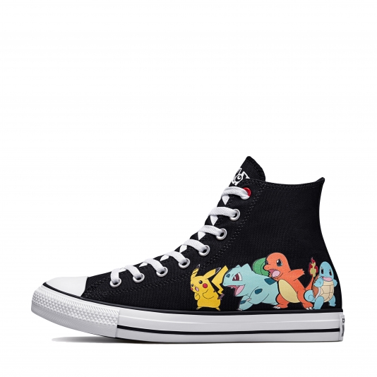 Chuck Taylor All Star X Pokemon First Partners HI Black/Multi/White