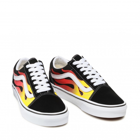 Old Skool Flame Black/True White