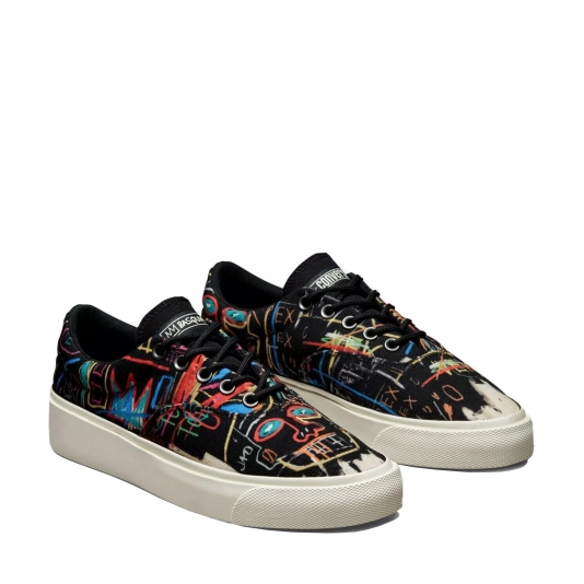 Skid Grip X Jean-Michel Basquiat OX Black/Multi/Egret