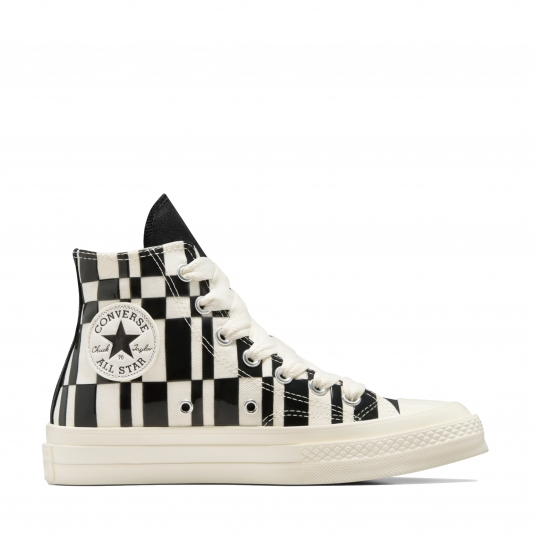 Chuck Taylor Vintage 70 Checkered HI Egret/Black/Egret