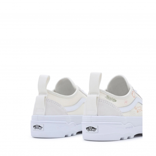 Old Skool Sentry Mini Embroidery Off White