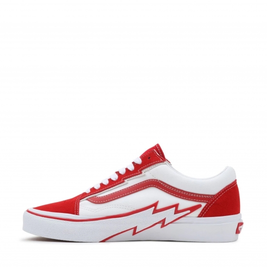 Old Skool Bolt 2 Tone Red/True White