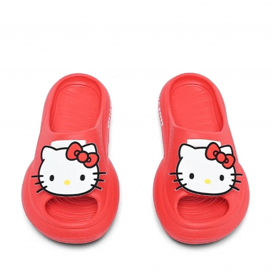 OCloud 004 Slides X Sanrio Hello Kitty Red