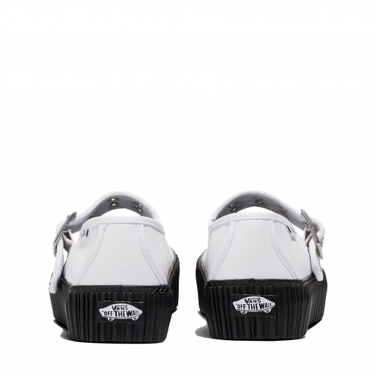 Mary Jane Creeper Grunge Ballet White/Black