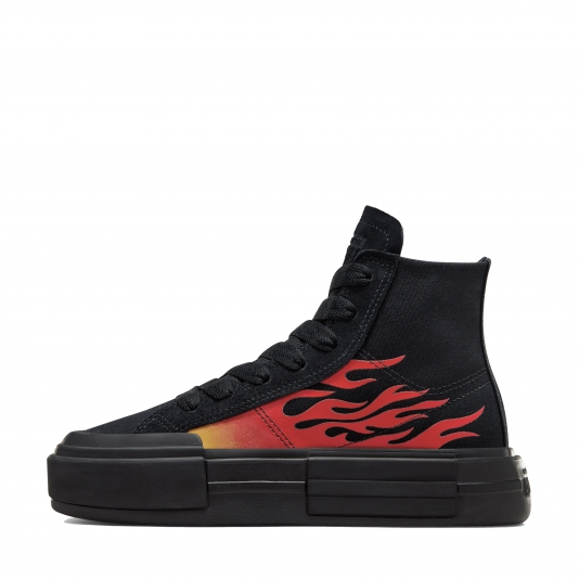 Chuck Taylor All Star Cruise Flames HI Black/Enamel Red