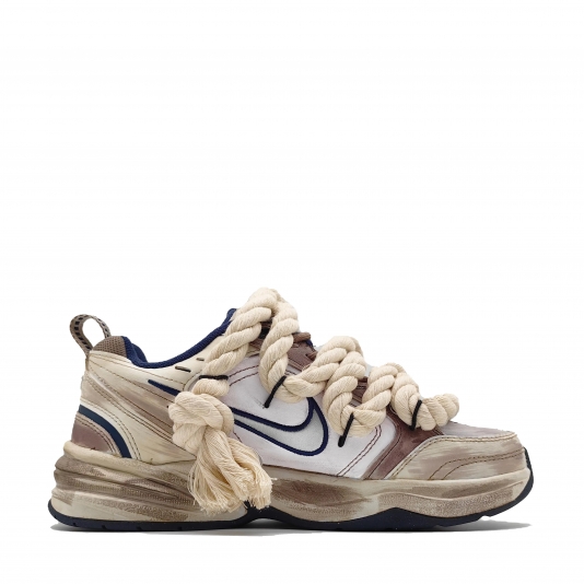 [ CUSTOM ] Air Monarch 4 Dreadlocks Dirty Beige/Brown