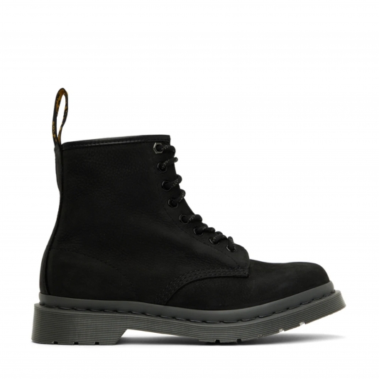 Shop the original Dr. Martens Boots 27671001 1460 Mono Black Milled Nubuck  WP in the MONOAD online store