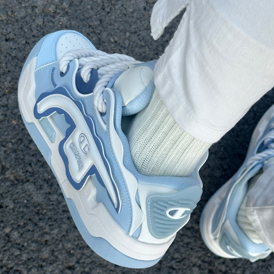 TronSkate V1 Light Blue/White