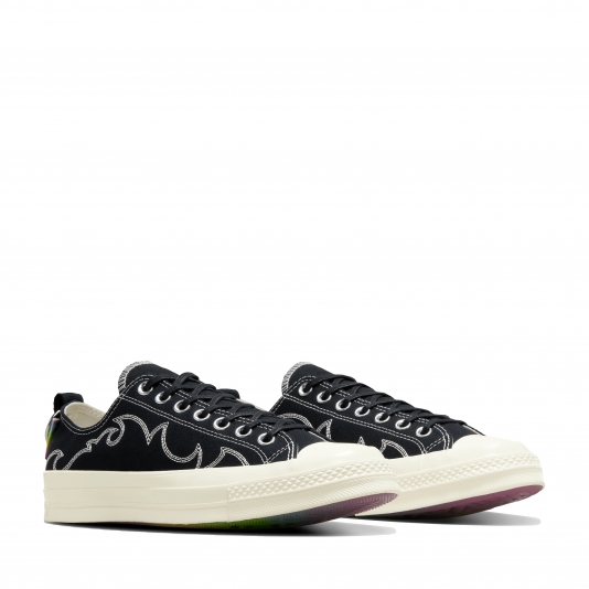 Chuck Taylor Vintage 70 Pride OX Black/Egret/Chaos Fuschia