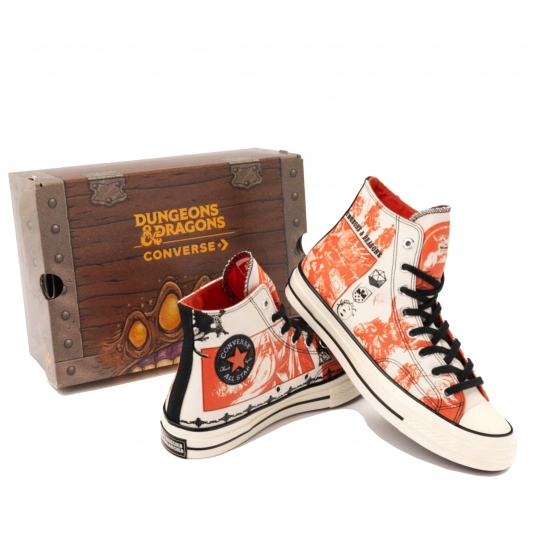 Chuck Taylor Vintage 70 X Dungeons & Dragons HI Egret/Black/Multi