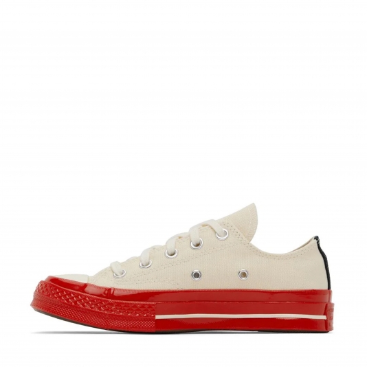 Chuck Taylor Vintage 70 X Comme des Garcons PLAY OX Pristine/Red