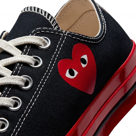 Chuck Taylor Vintage 70 X Comme des Garcons PLAY OX Black/Red
